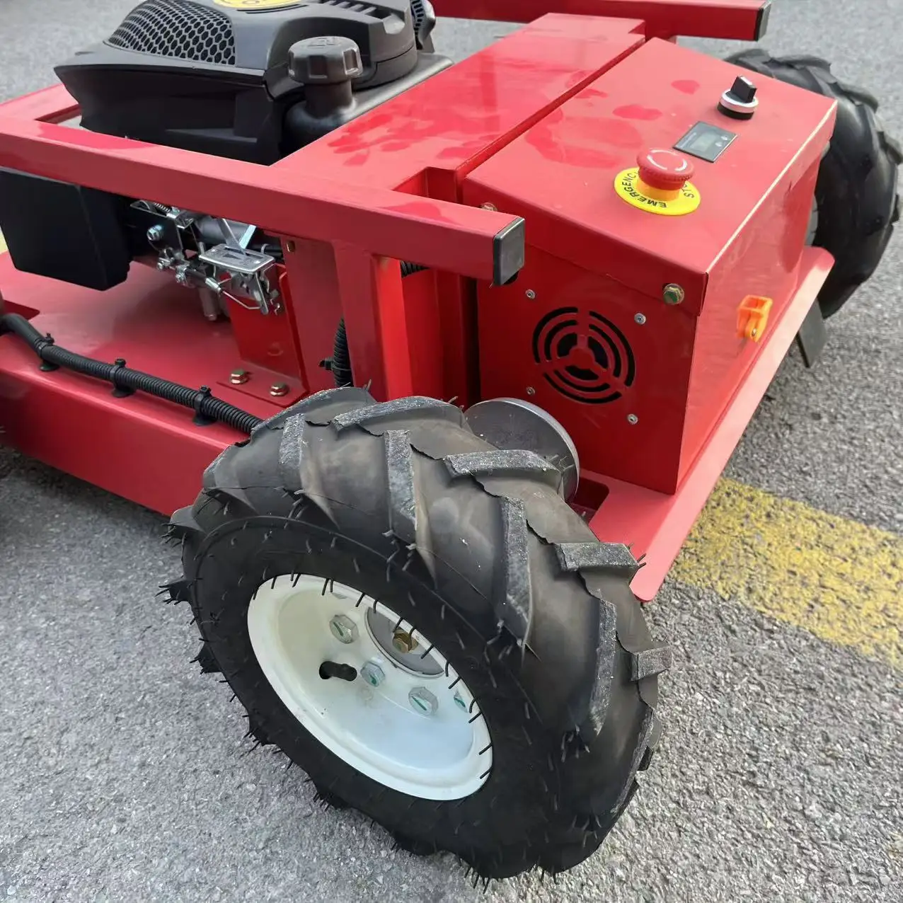 500 мм ширина резки, полностью автоматическая газонокосилка с дистанционным управлением для скалолазания, бытовой прочный безопасный мотор, прополка, уход за садом