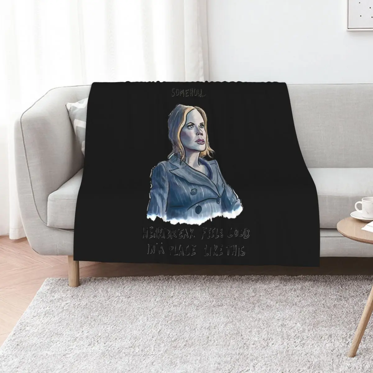 

Nicole Kidman at AMC Classic Throw Blanket Soft Summer Travel warm winter Blankets
