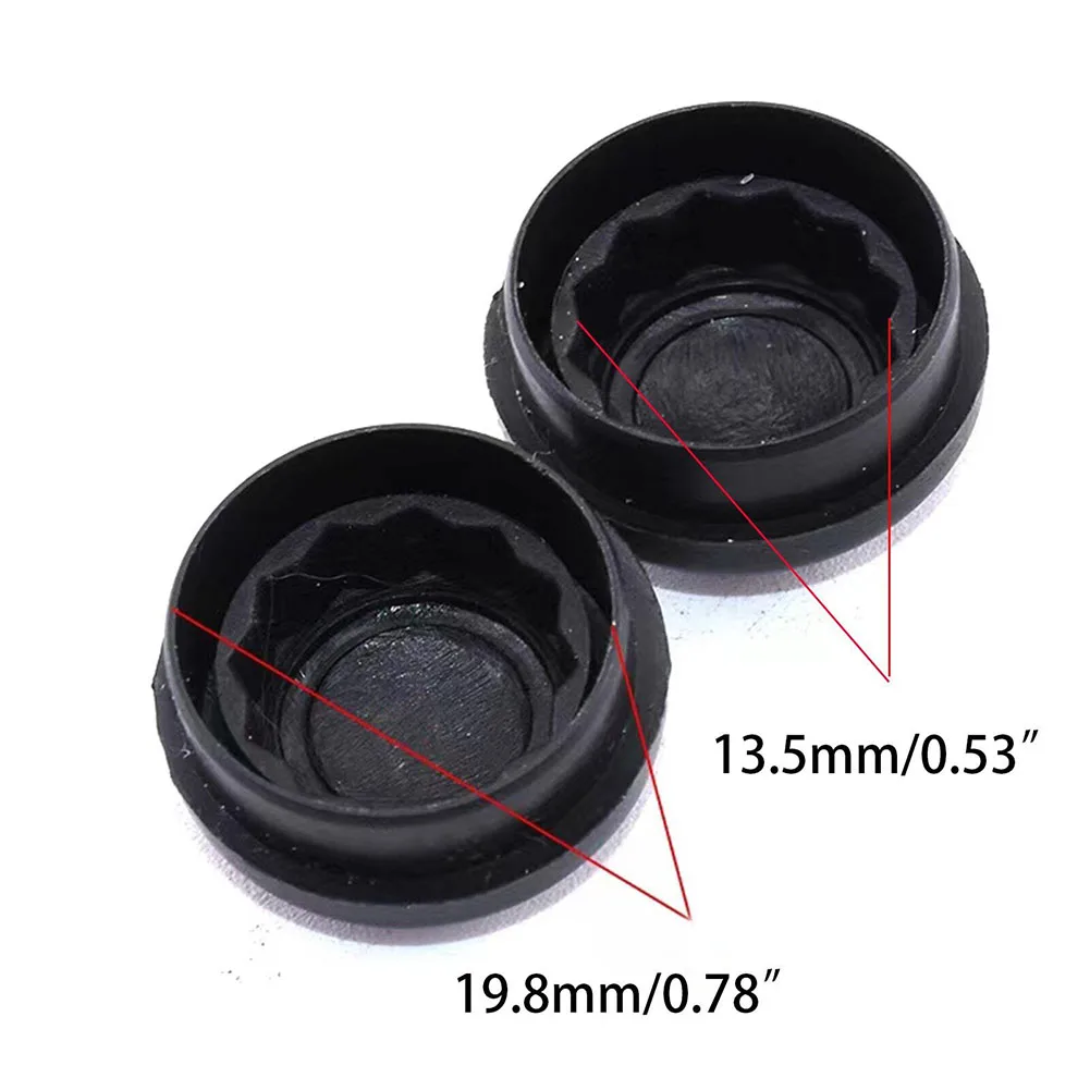 2Pcs Front Windshield Wiper Arms Nut Cap Cover Bolt ABS Plastic Replacement For A1 A 3 A4 A5 A6 A8 Q3 Q5 Q7 TT R8 RS3 RS5