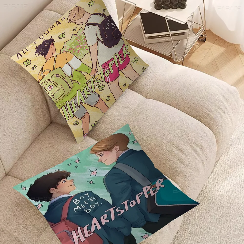 New Heartstopper Pillow Cover Sofa Cushion Cover Home Room Decoration Children Gift