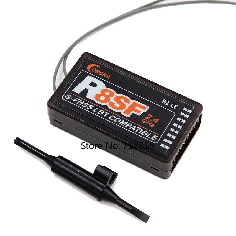 Corona 2.4GHz R4SF R6SF R8SF C4SF-HV S-FHSS/FHSS Compatible Receiver for FUTABA S-FHSS T6 14SG