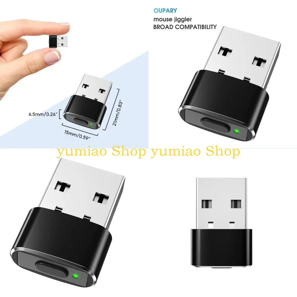 

587B USB Mouse Jiggler Mouse Shaker Mechanical Mouse Mover Automatic Running