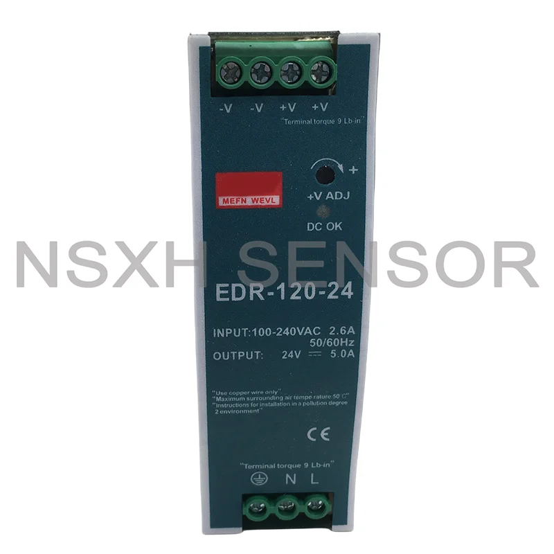 EDR-120-24 Switching Mode 120W 24V 5A Single Output DR