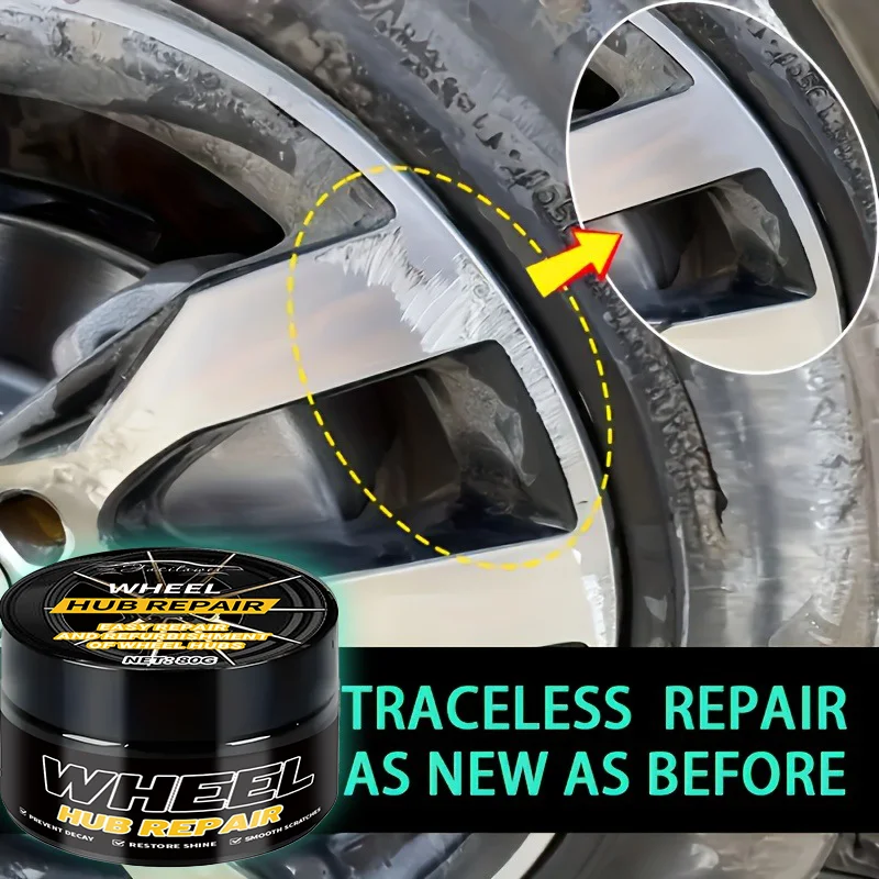 

[Universal Repair Kit] High-Quality Universal Wheel Hub Repair Kit | Car Wheel Hub Care Polishing Paste, Scratch Repair Without