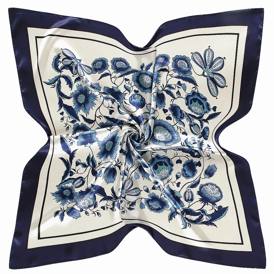 2024 New Brand Sunflower Winter Scarf Women Neckerchief Female Kerchief Fashion Scarves Handkerchief For Ladies Bandana