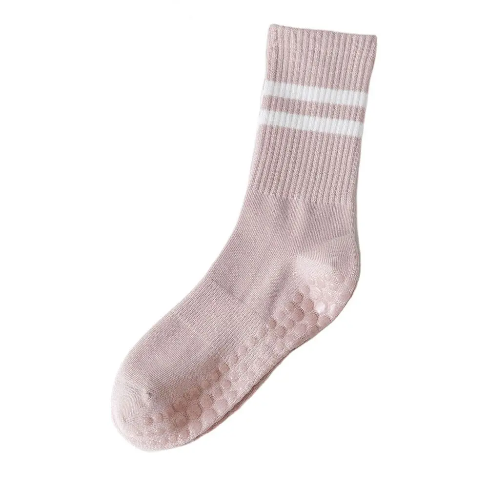 

Cotton Yoga Socks Mid-tube Bottom Professional Gym Floor Socks Silicone Non-slip Stocking Dance Pilates Socks Indoor