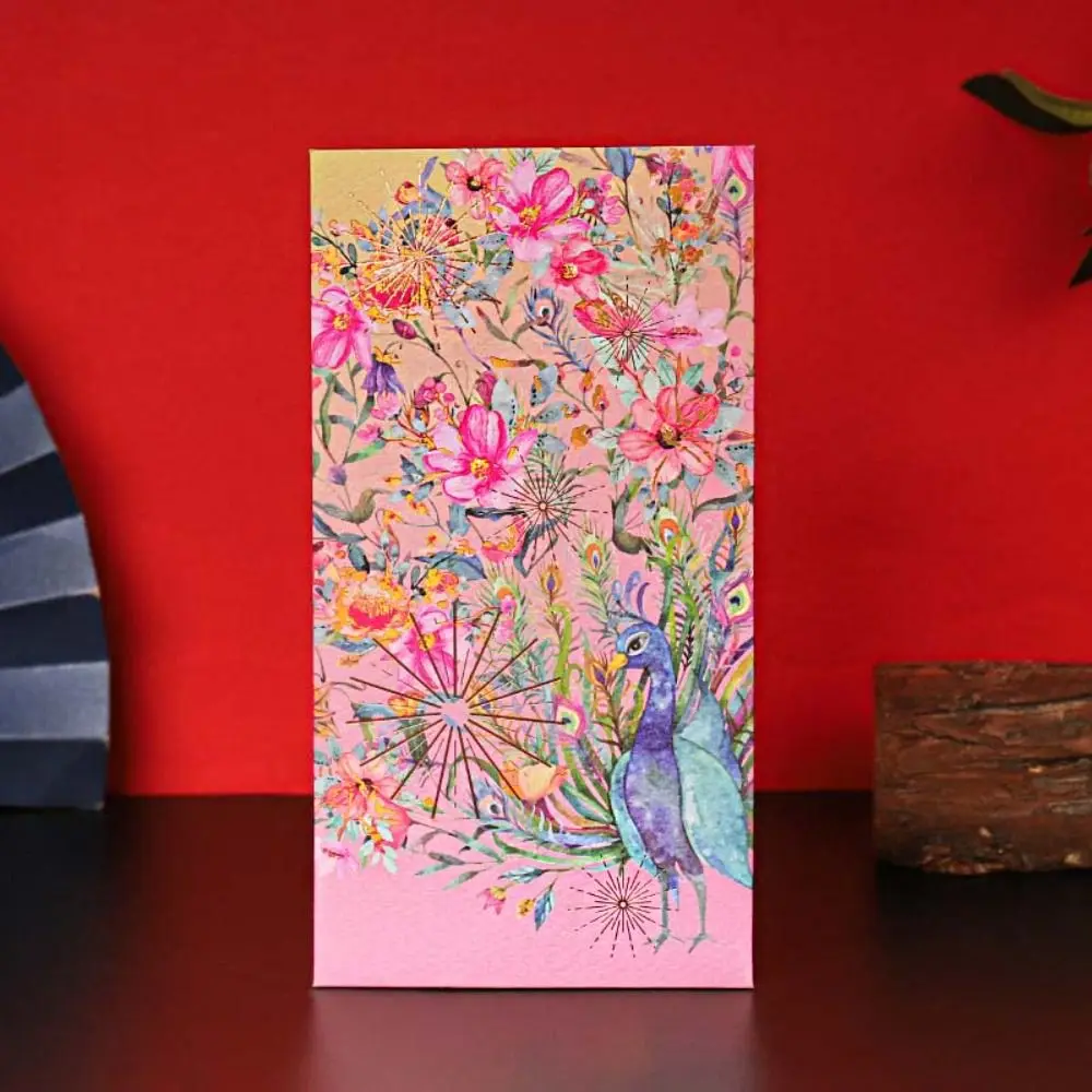 

6Pcs/set The Year of Dragon Red Envelope Spring Festival Supplies Chinese New Year Decorations Luck Money Bag Bronzing