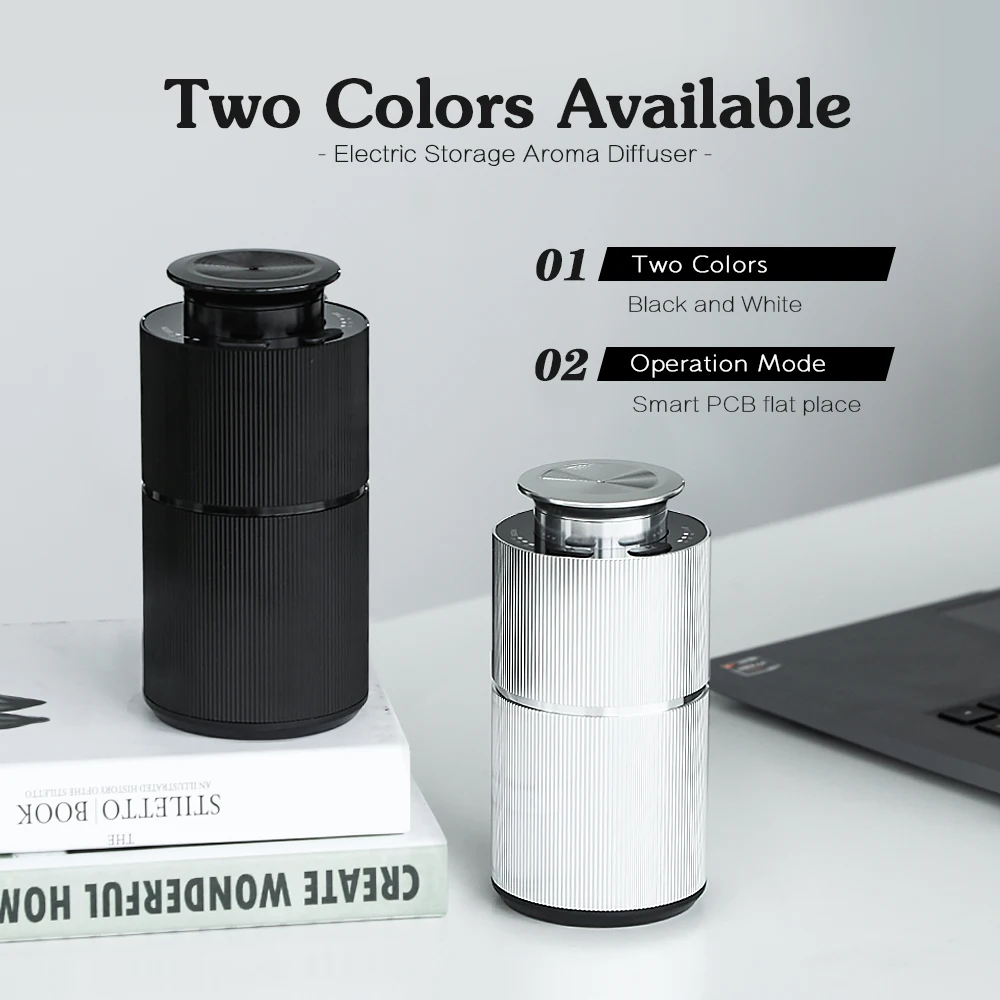 Domowy dyfuzor samochodowy Dystrybutor zapachów perfum Aromat powietrza Materiał ze stopu aluminium Do użytku biurowego Pojemność 20 ml Inteligentna płytka PCB Laid Flat