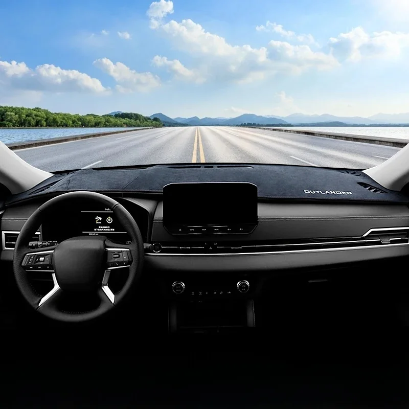 

Чехлы на приборную панель автомобиля, избегайте света, козырек от солнца, ковры с защитой от УФ-лучей, нескользящий коврик для Mitsubishi Outlander 4 GM GN PHEV 2022 2023 2024