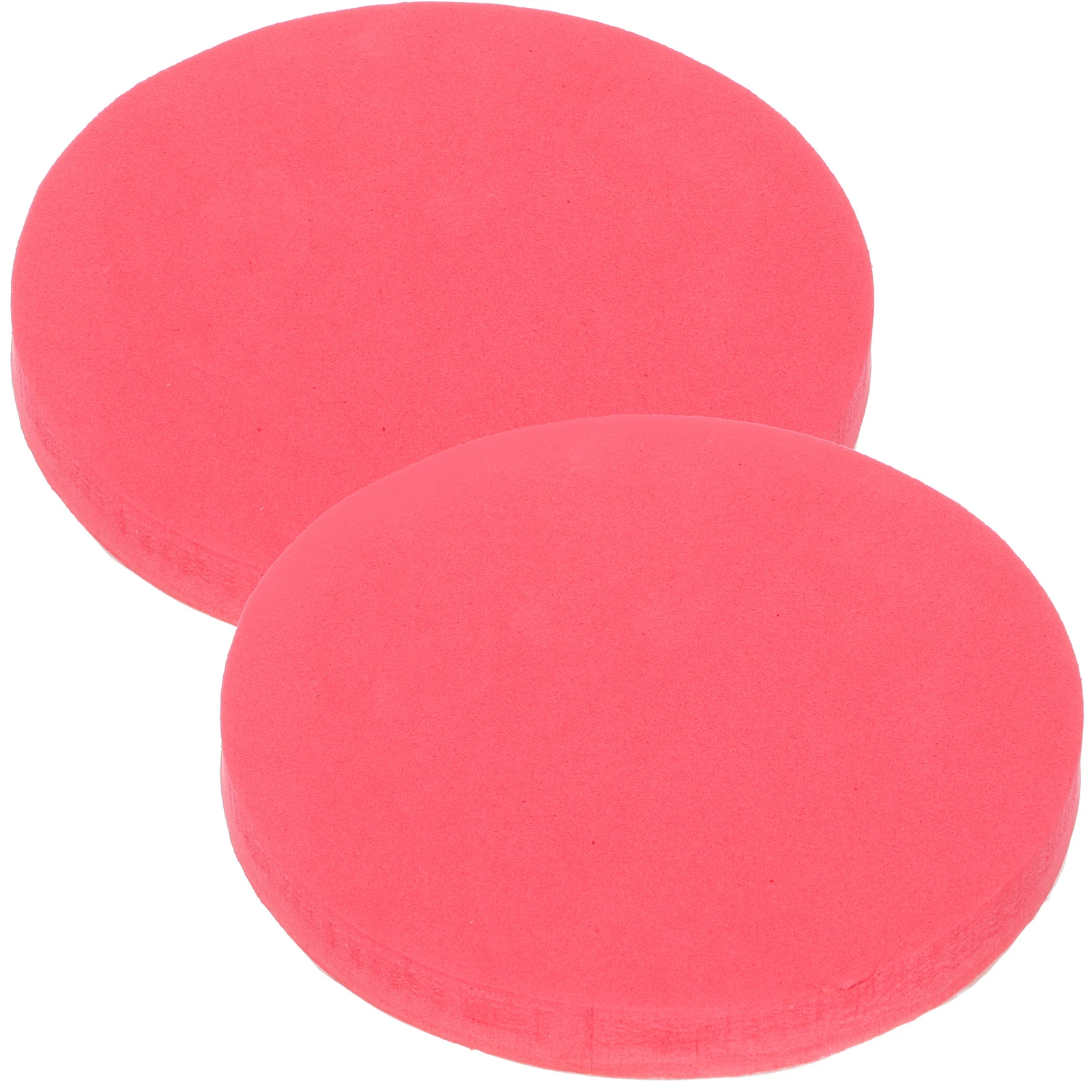 

2 Pcs Cotton Protective Pads Reusable Drum Sticker Bass Kick Skin Practice Pad Double Pedal Drums Red Drum Set