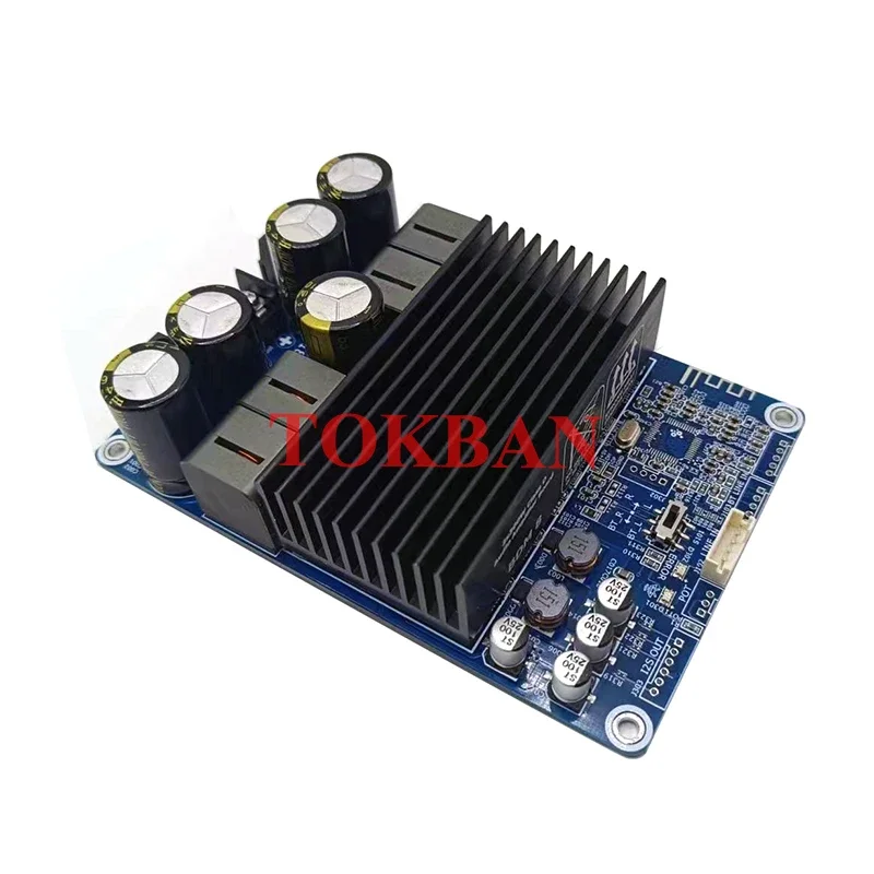 Imagem -02 - Placa de Amplificador Estéreo Tokban-tpa3255 Canais Alta Potência Bluetooth 5.0 dc 2448v Classe d Áudio de Potência Digital 300w 2