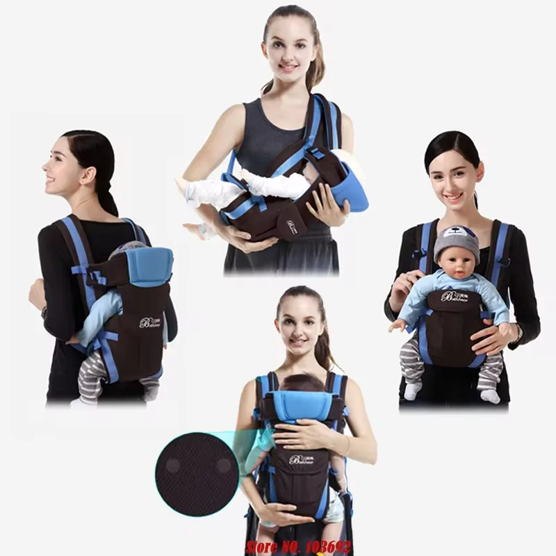 4 IN 1 Baby Carrier Breathable Simple Double Shoulder Children\'s Carrier Baby Walking Artifact Baby Anti-o-leg Carrier