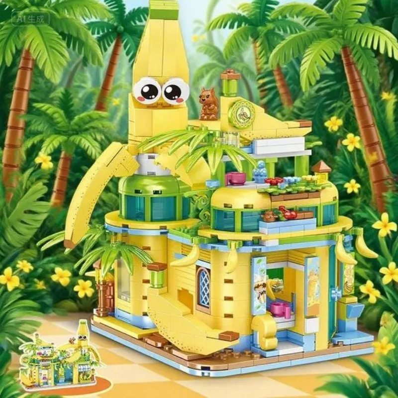 محلات الطعام الجديدة اللبنات منزل المعكرونة الصينية فتاة مدينة الشارع مشهد الوجبات الخفيفة الوطنية متجر طعام الشارع الديكور هدية 2026 #6