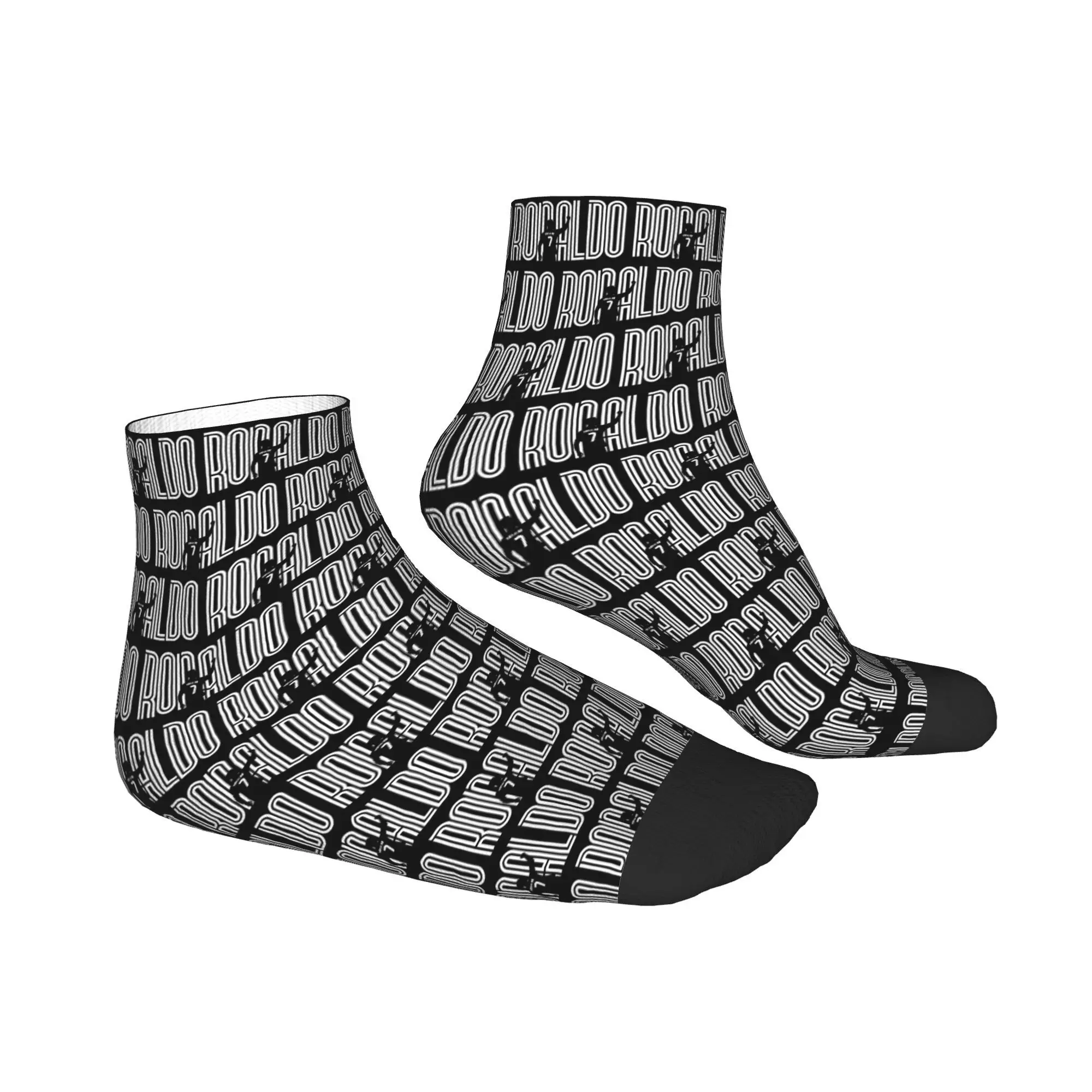 Cristiano Ronaldo Cr7 21 Calcetines Harajuku Medias absorbentes del sudor Calcetines para todas las estaciones Accesorios para regalo de cumpleaños unisex