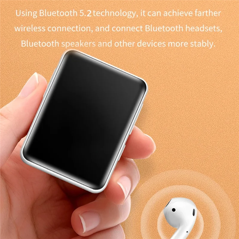 BTLIFE-Bluetooth 5.0 MP3 Player Full Touch Screen Student Walkman Hifi Sport Music Player Mp4 Video Player Built In Speaker