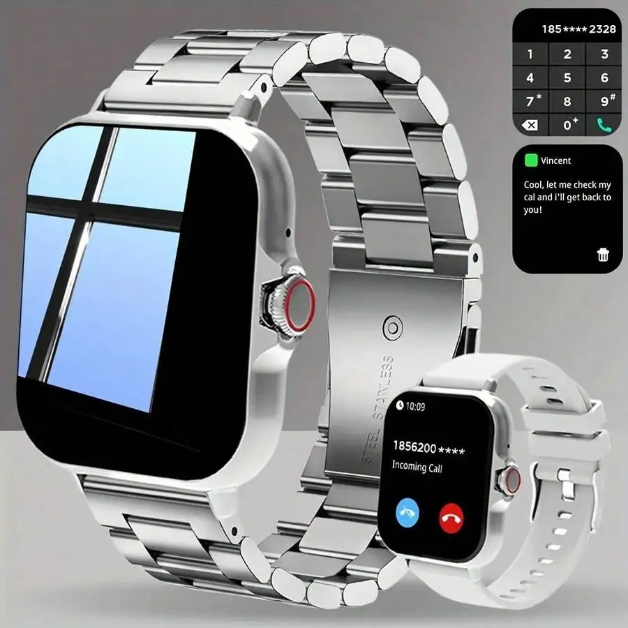 2026 New Smart Watch, Wireless Calling /Dial, Multi -Sport Mode, Calling Reminder And Rejection,Information Reminder,SMS