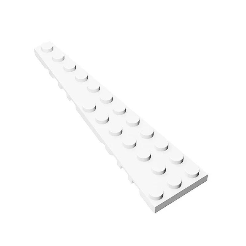 100pcs 47397 Wedge Plate 12 x 3 Left Bricks Collections Bulk Modular For Technical MOC Buildings Blocks GBC Toy