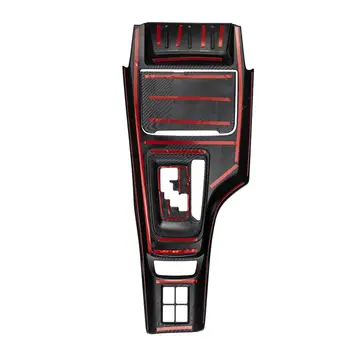 適用於豐田Fortuner 2016-2022款的5件組一體式ABS碳纖維色中控台換檔面板框架蓋 10 最佳銷售 碳纖維豐田Fortuner - №7