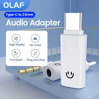 Olaf Type C To 3.5mm Headphone Adapter USB C 3 5 mm Jack Adapter For iphone 15 Huawei Xiaomi Samsung 3.5mm AUX Cable Adapter