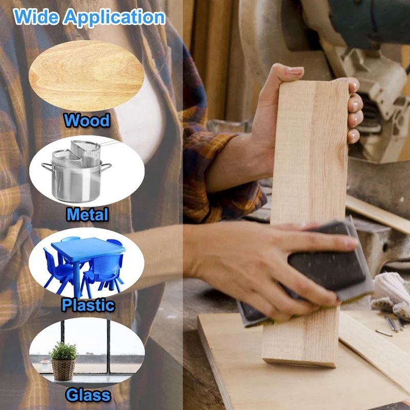 แพ็คกระดาษทรายหลากหลายแผ่นกระดาษทราย20ชิ้นสำหรับขัดโลหะไม้แผ่นกระดาษทรายเปียกขนาด9x3.6นิ้วติดตั้งง่าย