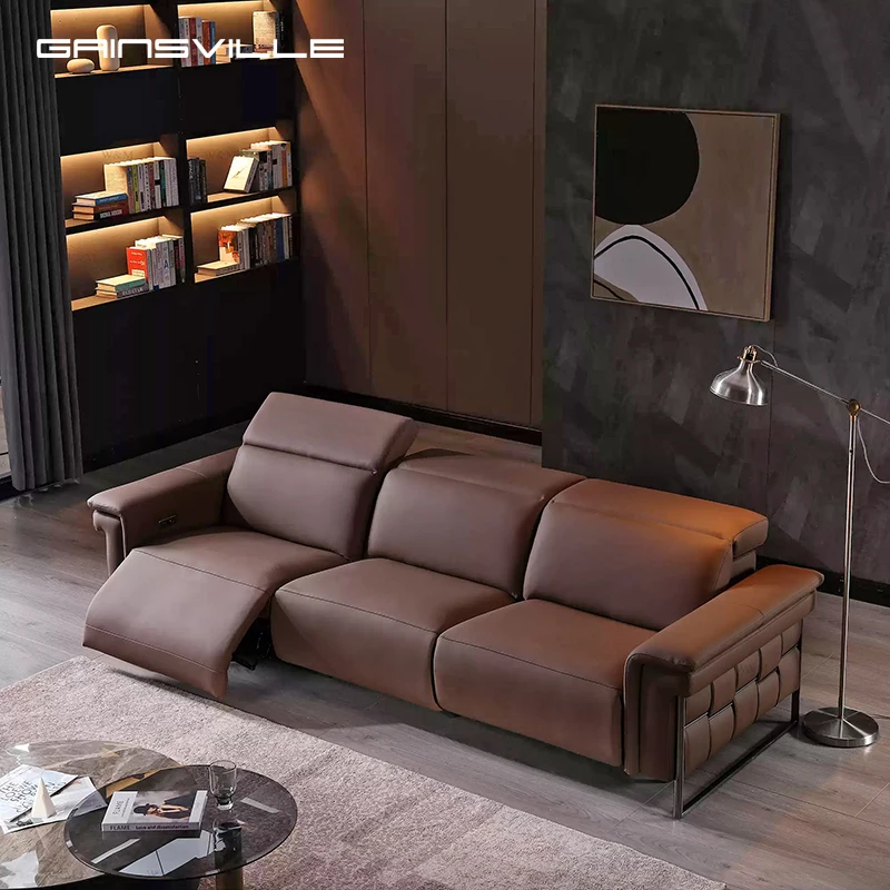 High Quality Power Reclining Sofa Elegant Modern Living Room Sofas Home Theater Electric Recliner For Villa