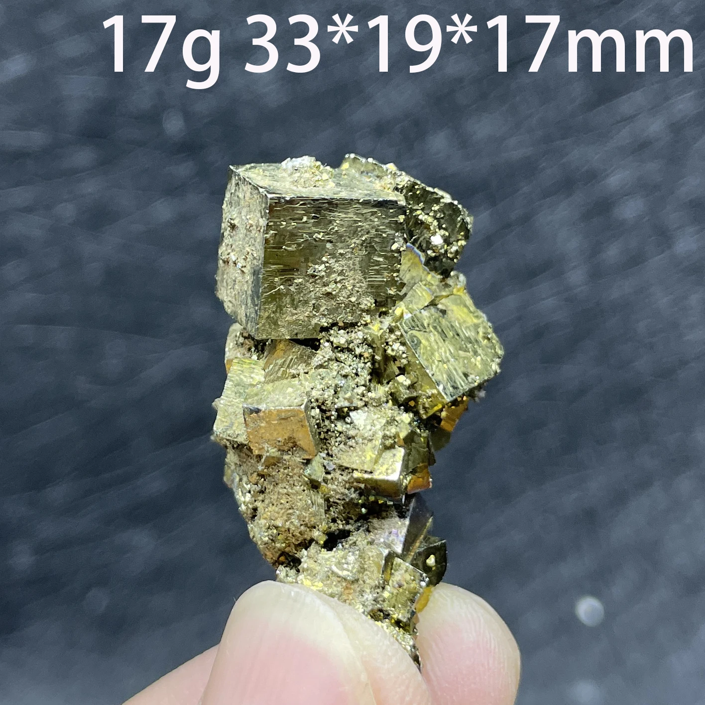 Natural Raw Stone Golden Pyrite Crystal Mineral Specimen Rock Quartz Original Teaching Decoration Rough Healing Gift