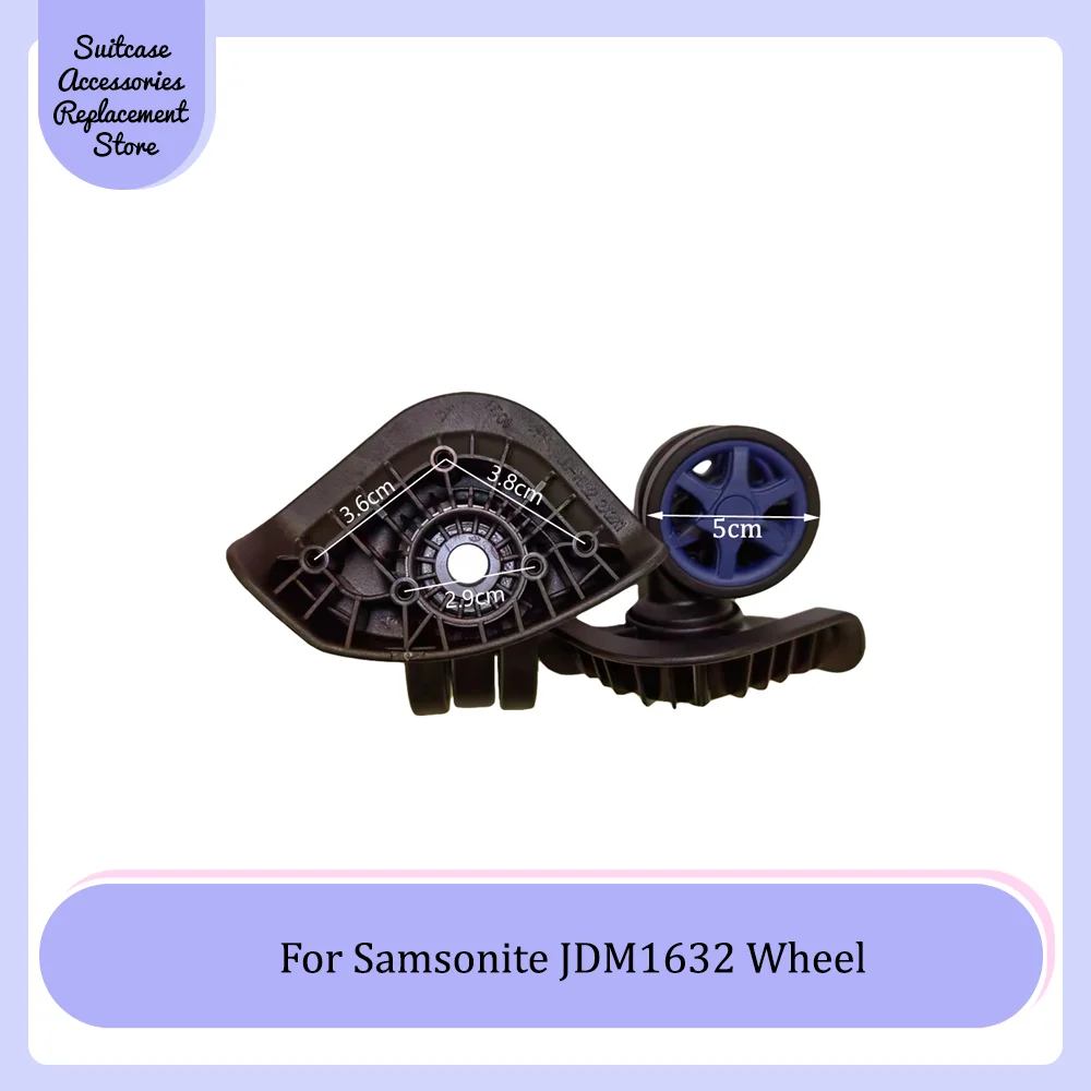 Suitable For Samsonite JDM1632 Universal Wheel Replacement Suitcase Smooth Silent Shock Absorbing Wheel Accessories Caster Wheel