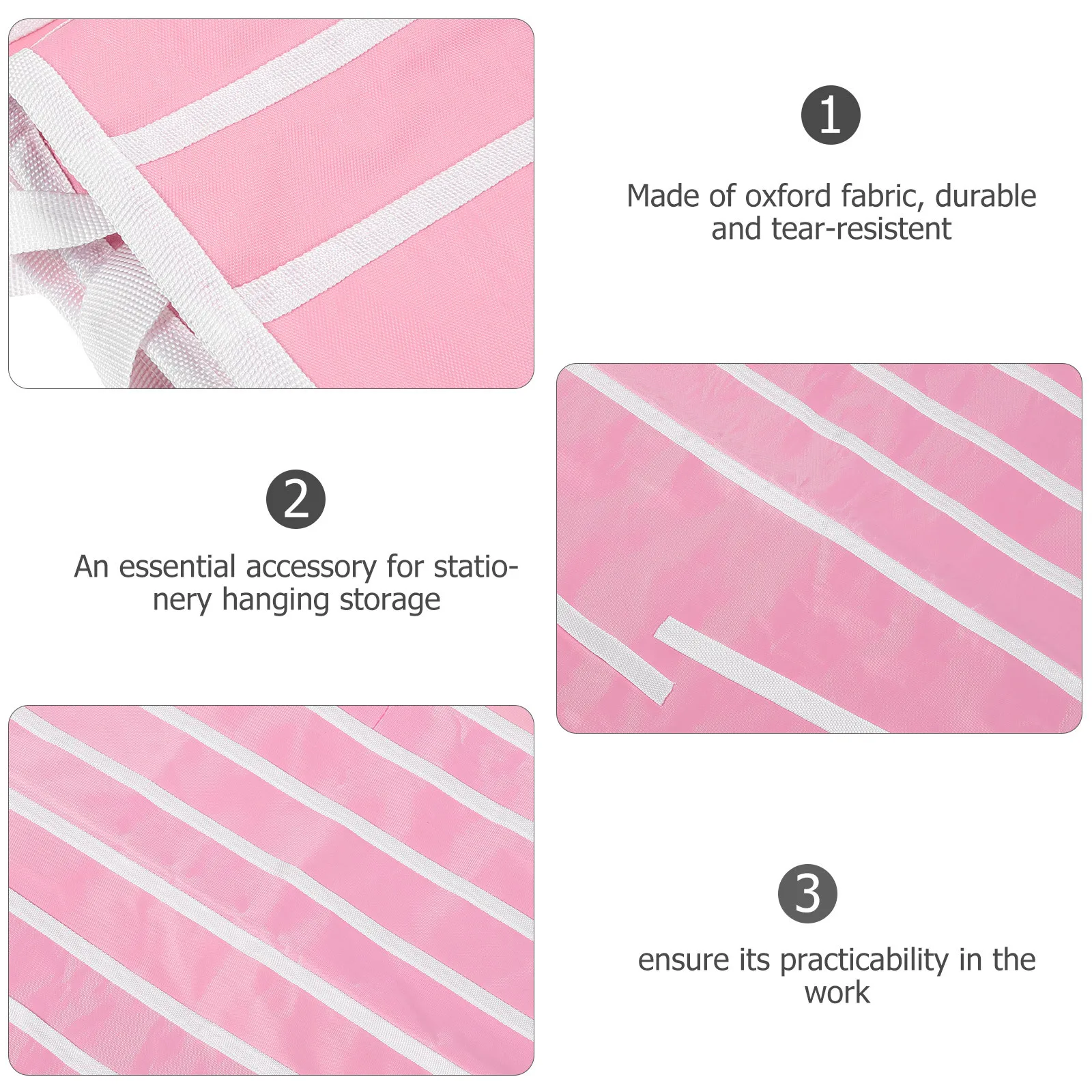 

Book Hanging Bag Storage Multifunction Bags for Student Desks Organizer