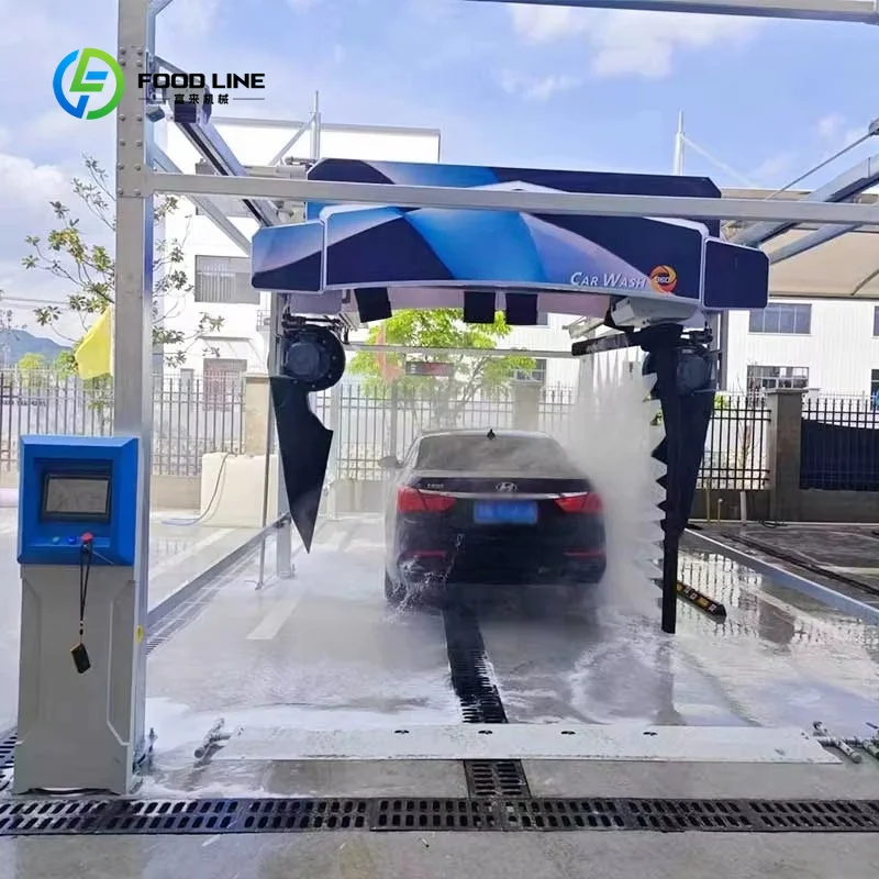 Customized Eco-friendly Touchless Car Washer That Saves Water with High-pressure Jets and a Smart Recycling System