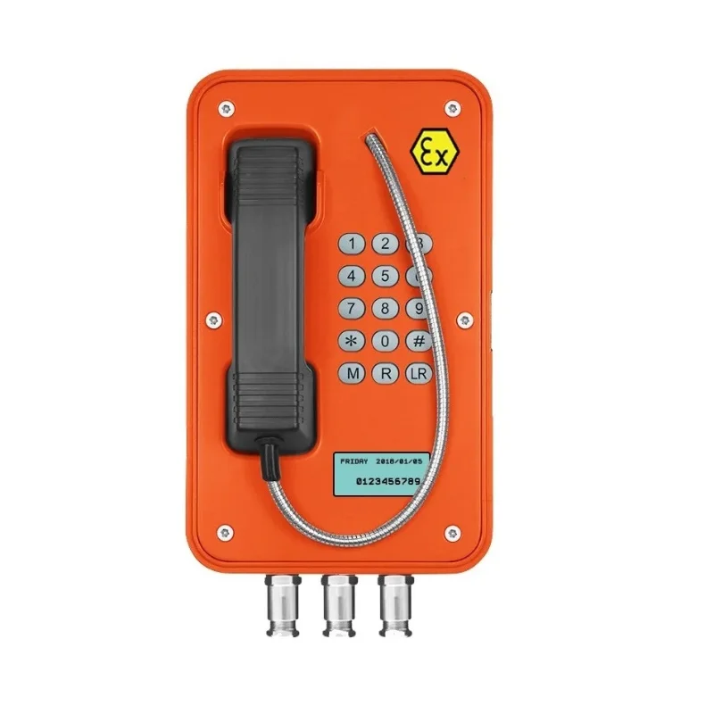 

Weatherproof Intrinsically Safe VoIP Explosion Proof Telephone For Oil Exploration / Chemical Industry