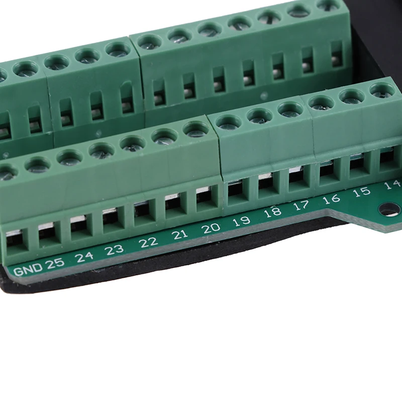 DB25 D-SUB fêmea 25pin plug breakout placa pcb conector de terminais de 2 fileiras