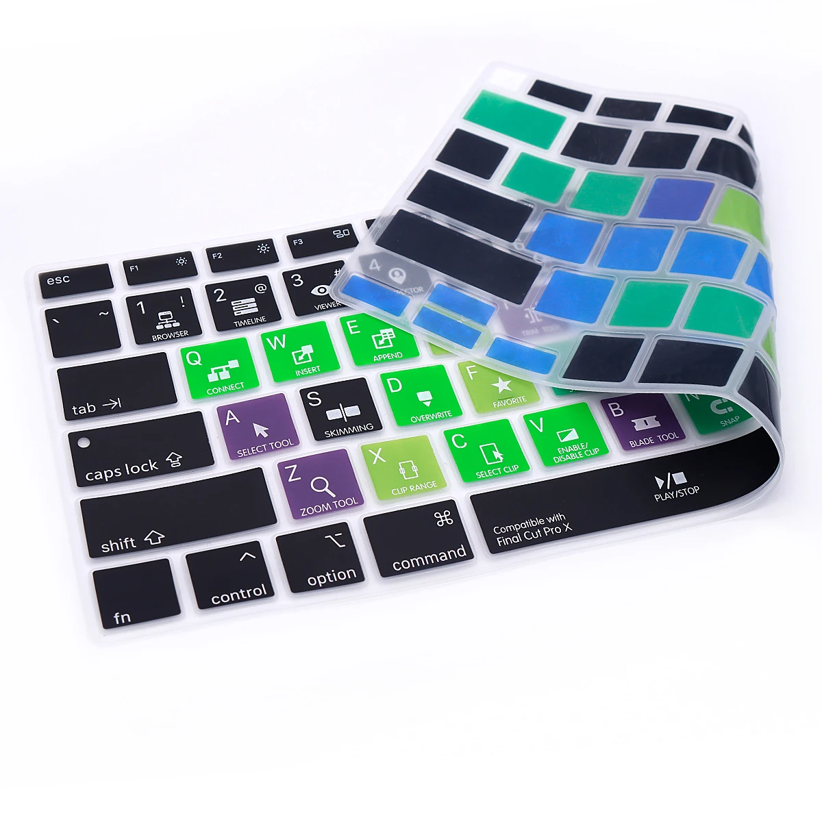 Tampa do teclado com Touch ID para MacBook Air, Final Cut Pro X, Layout dos EUA, 13,3 polegadas, A2179, A2337, Chip M1, 2021, 2020