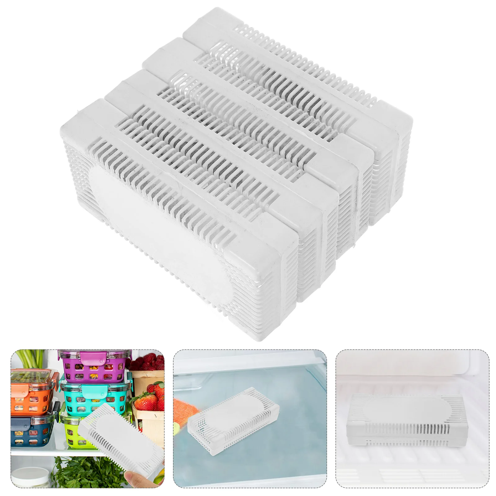 4 Pcs Refrigerator Deodorant Freshener Garbage Can Air Purifier Best Activated Carbon