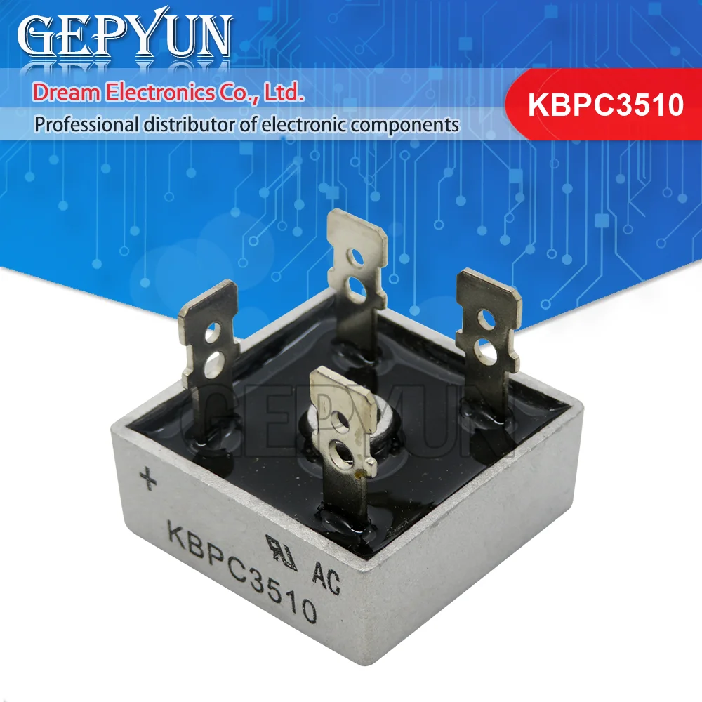 1Pcs Bridge Rectifiers KBPC2510 KBPC3510 KBPC5010 SKBPC5016 New and Original