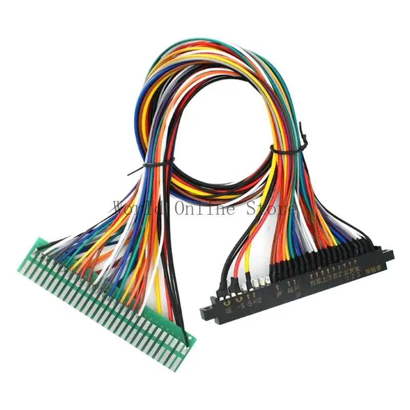 كبل تمديد زر 28P موصلات لوحة الذهب سهولة التثبيت للعبة 87HC