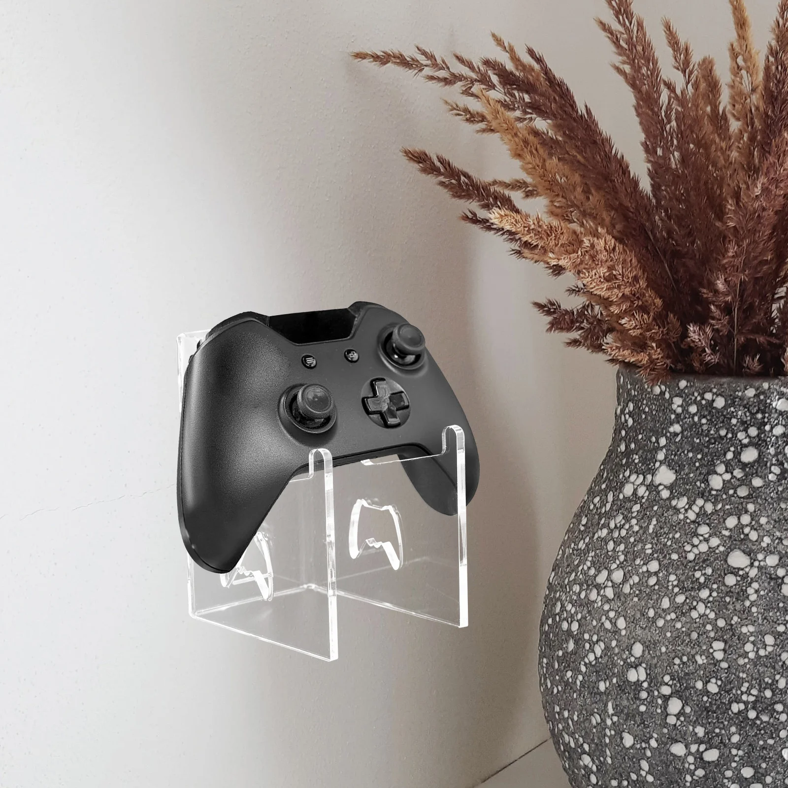 

1pc Game Controller Stand Holder Frame Organizer Rack Compatible with Xbox Headset Storage Wall Mountable Desktop for Gaming