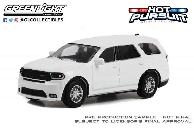 GREENLIGHT 1/64 2022 Dodge Durango PURSUIT Truck Collection die cast alloy trolley model ornaments