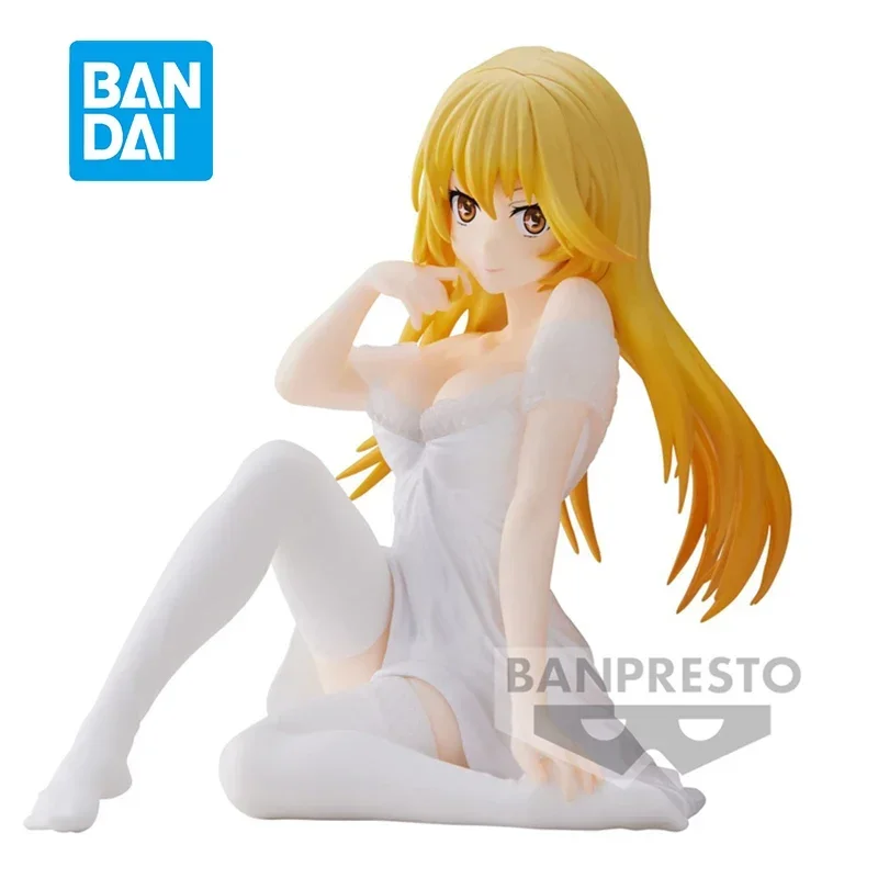 Original Bandai Shokuhou Misaki To Aru Kagaku No Railgun T Relax Time 11Cm Anime Figure Pvc Model Toys Kawaii Ornament Toys