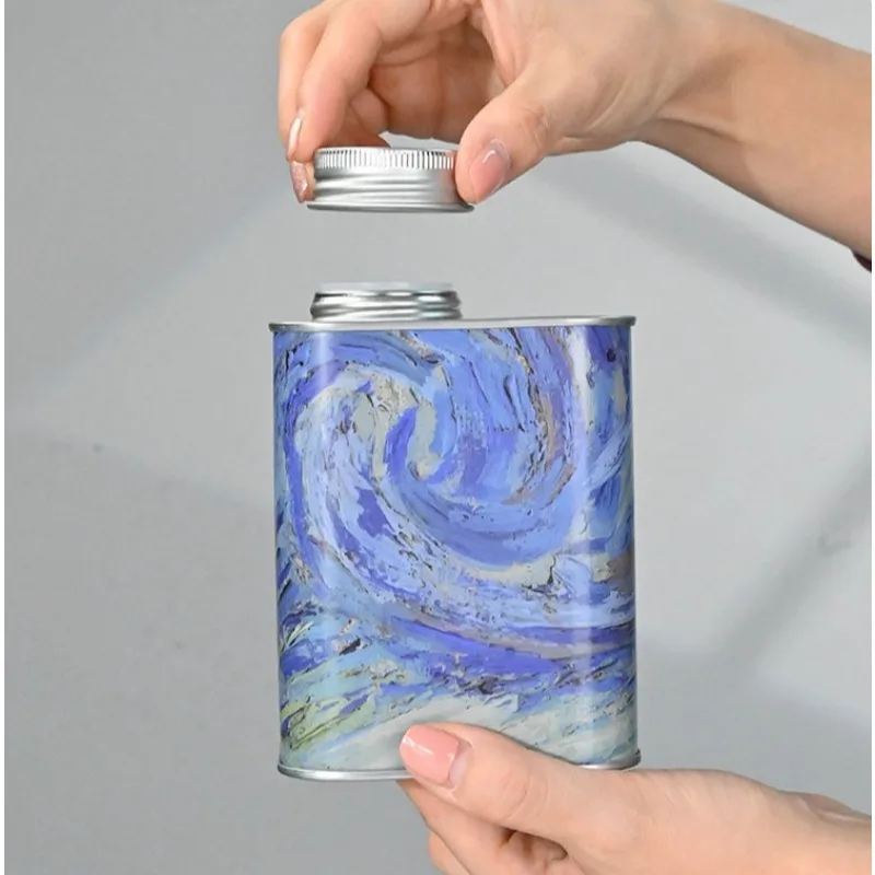 

Банка для кофейных зерен, утолщенная герметичная банка, односторонний выпускной клапан, жестяная банка для хранения кофе