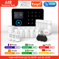 GauTone PG103 Alarm System for Home Burglar Security 433MHz 2G WiFi GSM Alarm Wireless Tuya Smart House App Control