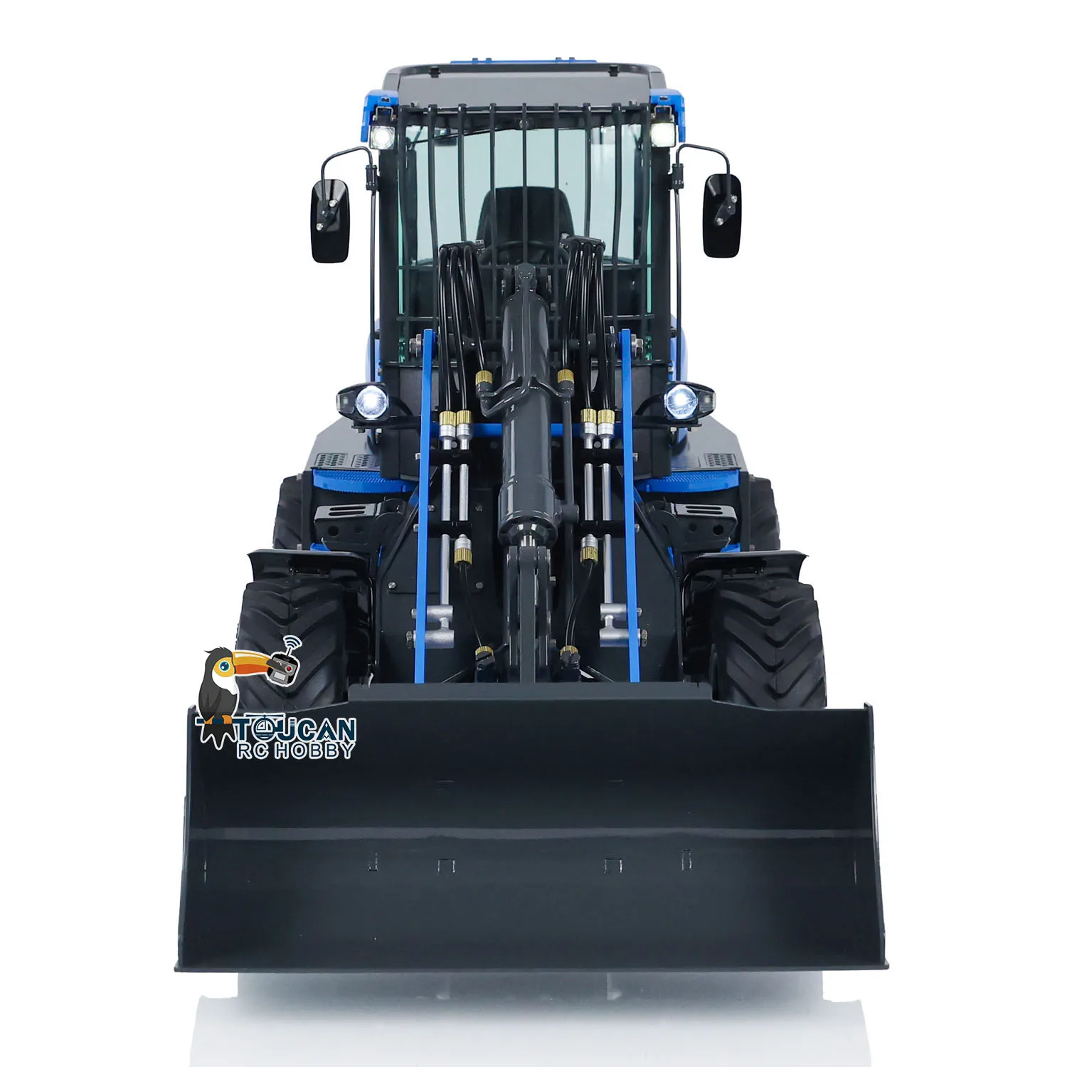 

LESU 1/14 Hydraulic RC Loader AOUE MCL8 Metal RTR Remote Control Car Assembled and Painted With Sound Light System Model