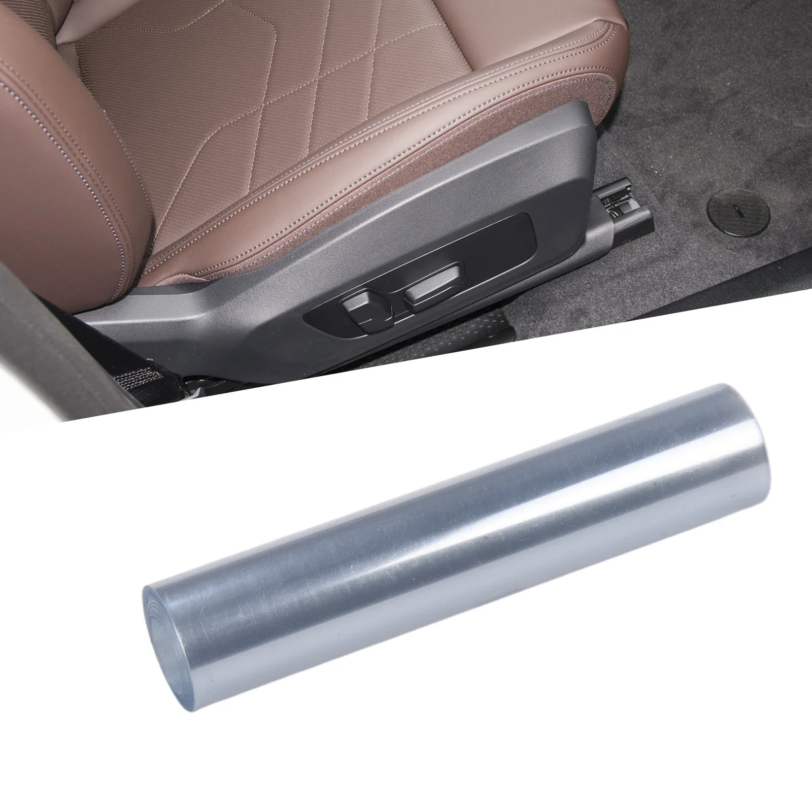 Anti-Scratch Glossy PU Clear Paint Protection Film Car Transparent Threshold Film Car Sticker Door Edge Scratchproof Protector
