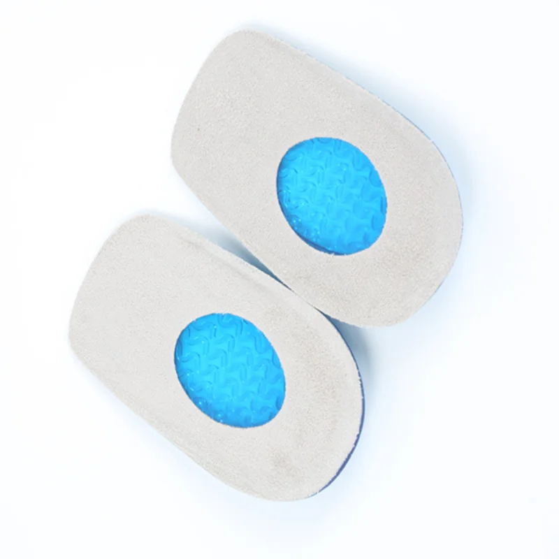 Silicone Gel feet Cushion Foot Heel Elastic Care Half Insole Shoe Pad With Cloth Anti-fatigue