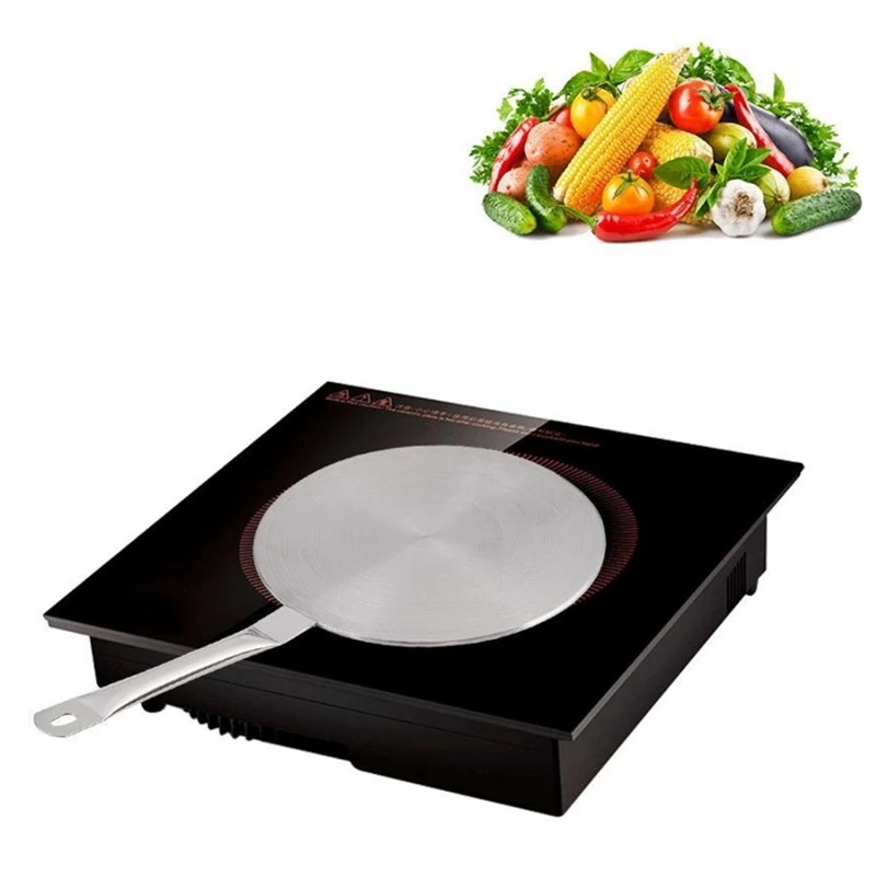 Placa difusora de calor para Cocina eléctrica, convertidor de placa de inducción, utensilios de cocina, adaptador de convertidor de sartén de horno, 20cm