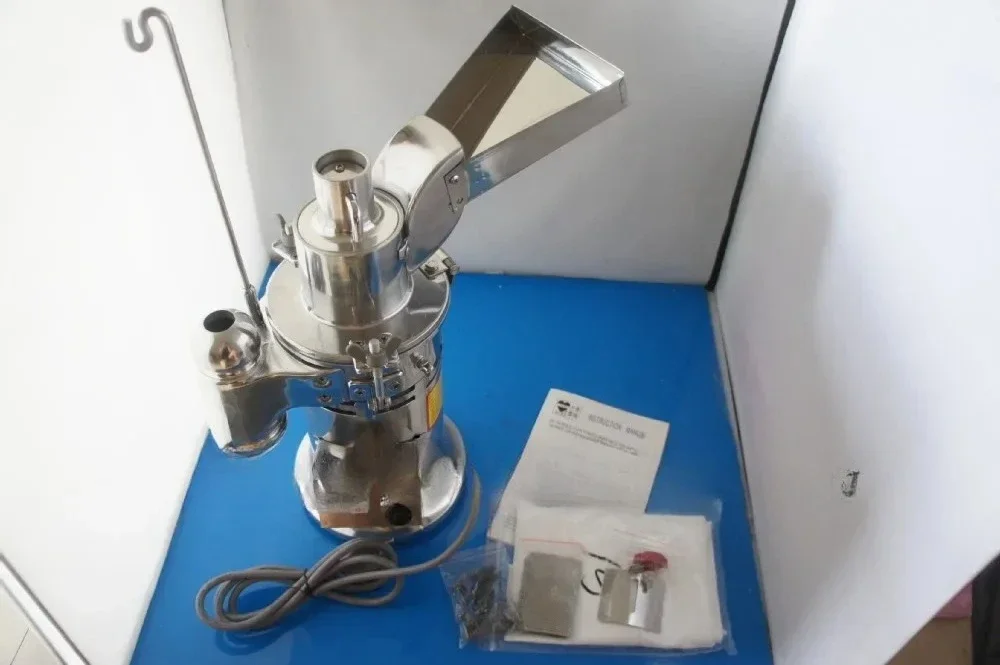 

Automatic Table-type Continuous Feeding Herb Mill Grinder Pulverizer / herbs grinding machine 15kg/hour DF-15