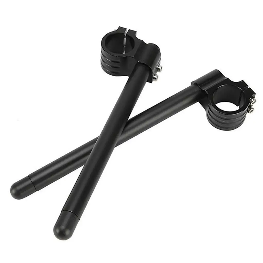 Universal Aluminium Motorcycle Handlebars 22mm Clip-on Bar Upgrade Kit for Street Bike and Chopper Accessories