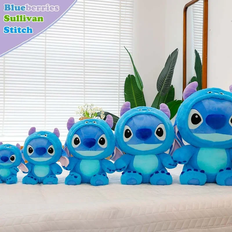 Disney Lilo&Stitch Plush Toys Kawaii Anime Plushie Dolls Sullivan Stitch 65cm Soft Stuffed Pillow Christmas Gifts for Children