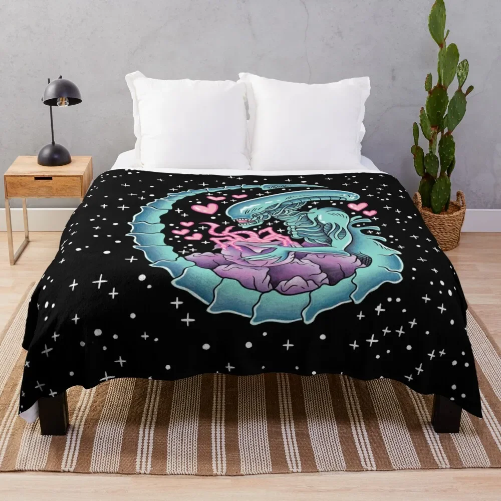 

Xenomorph Eggs Throw Blanket Vintage for babies Single Decorative Beds Blankets