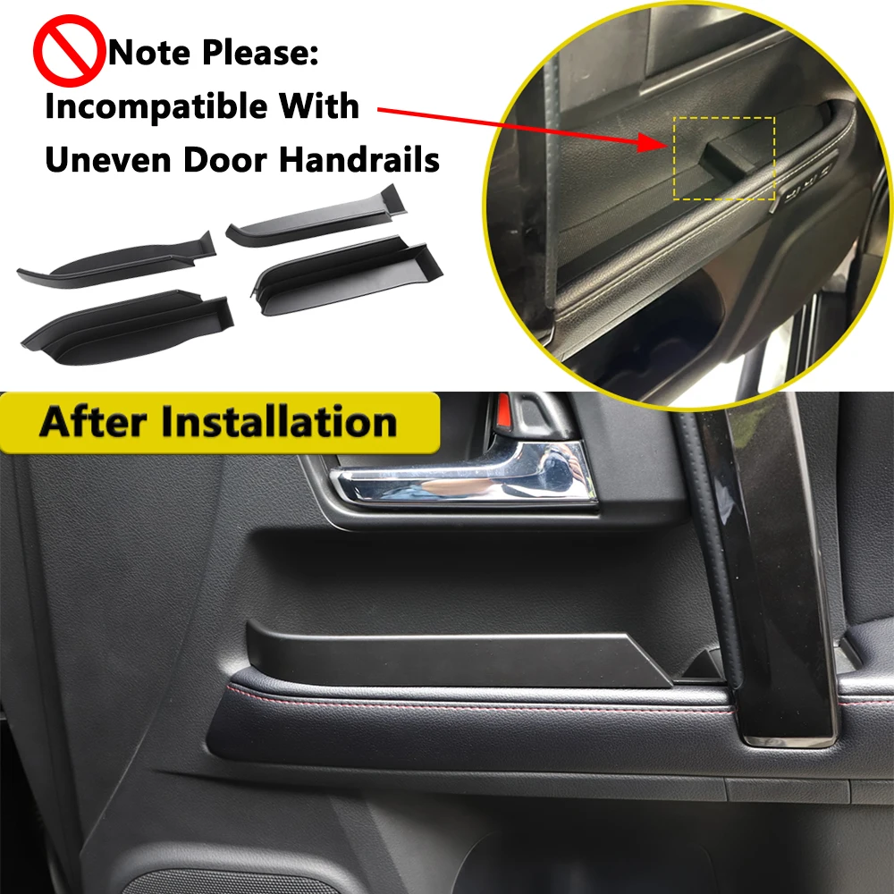 Car Door Armrest Handle Storage Box Organizer Tray for Toyota 4Runner 2010-2024 Inner Car Container Interior Accessories