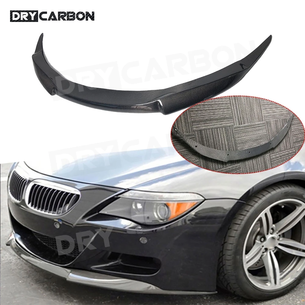 Carbon Fiber Front Bumper Spoiler Lip Splitter Zubehör Auto Front Kinn Lip Spoiler für BMW 6er E63 E64 M6 2006-2010 FRP